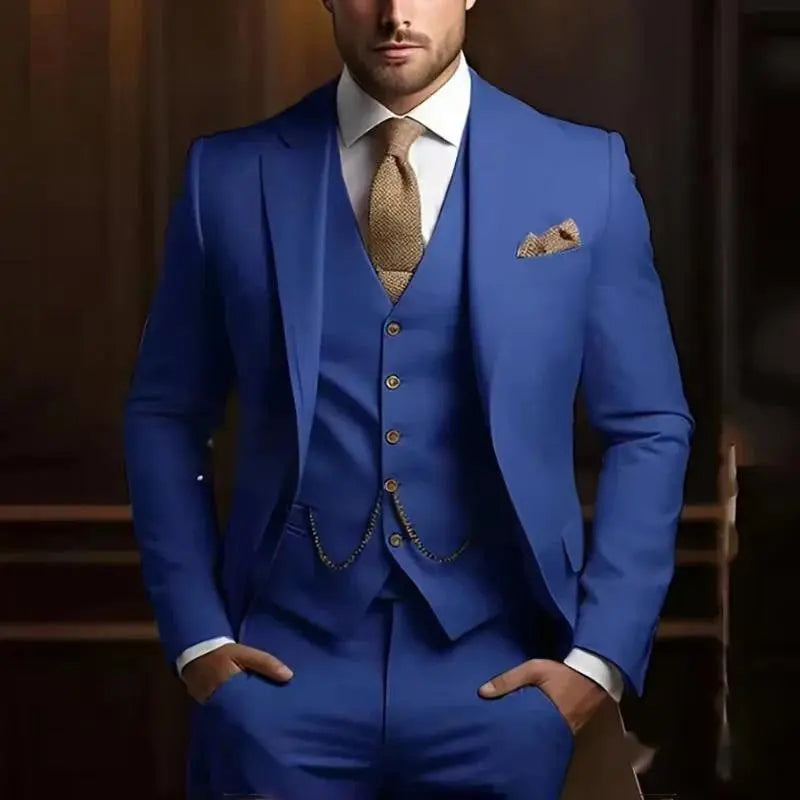 Men's High-grade Gentleman Temperament Slim Suit Cjdropshipping