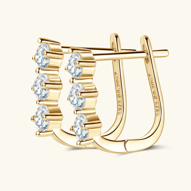 Moissanite Earrings For Women Temperament Wild - JNi3 shop