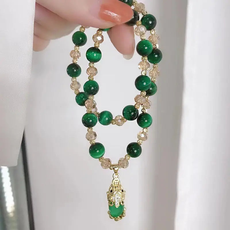 Hot Sale Natural Vanves Stone Single Double Chain Crystal Bracelet Cjdropshipping