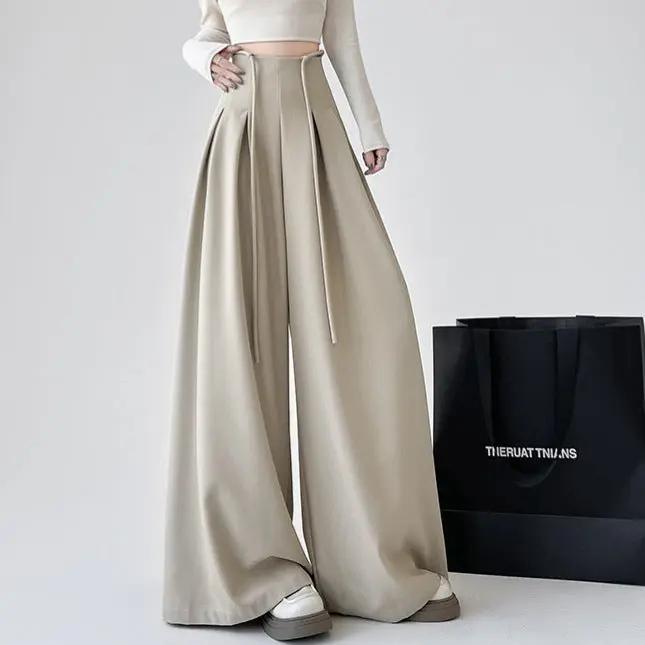 High Waist Drooping Loose Loose Trousers Casual Pants Cjdropshipping