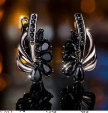 Water Drop Half Flower Design Ear Clip Simple JNi3 shop