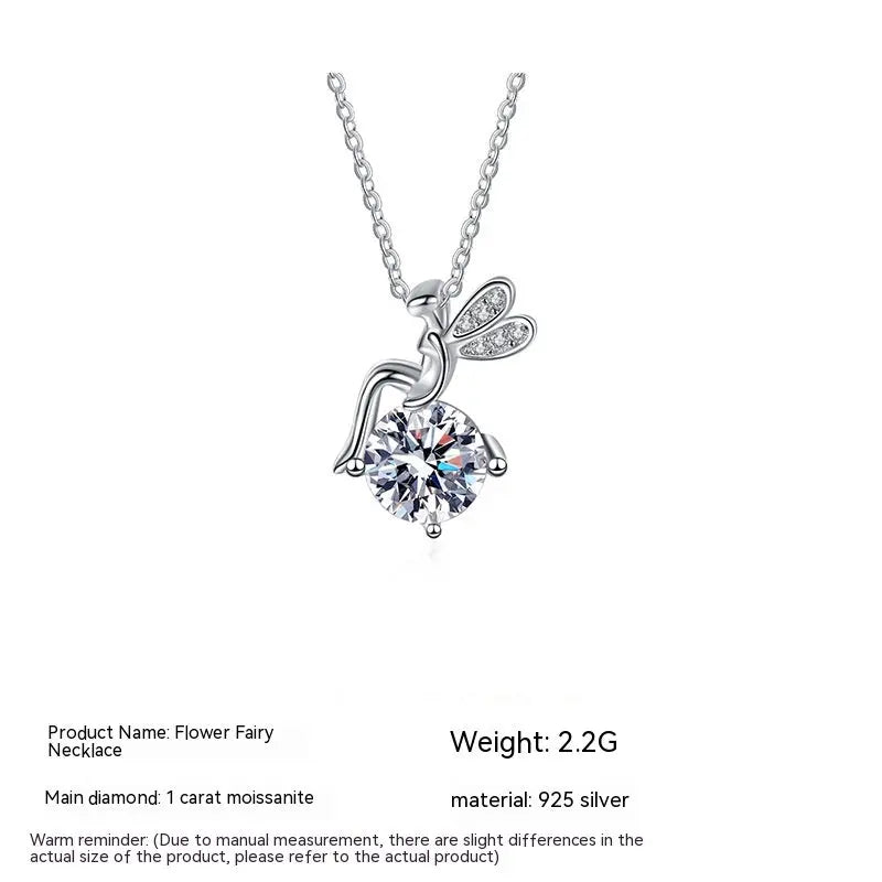 Moissanite 925 Sterling Silver FARCENT Necklace For Women - JNi3 shop