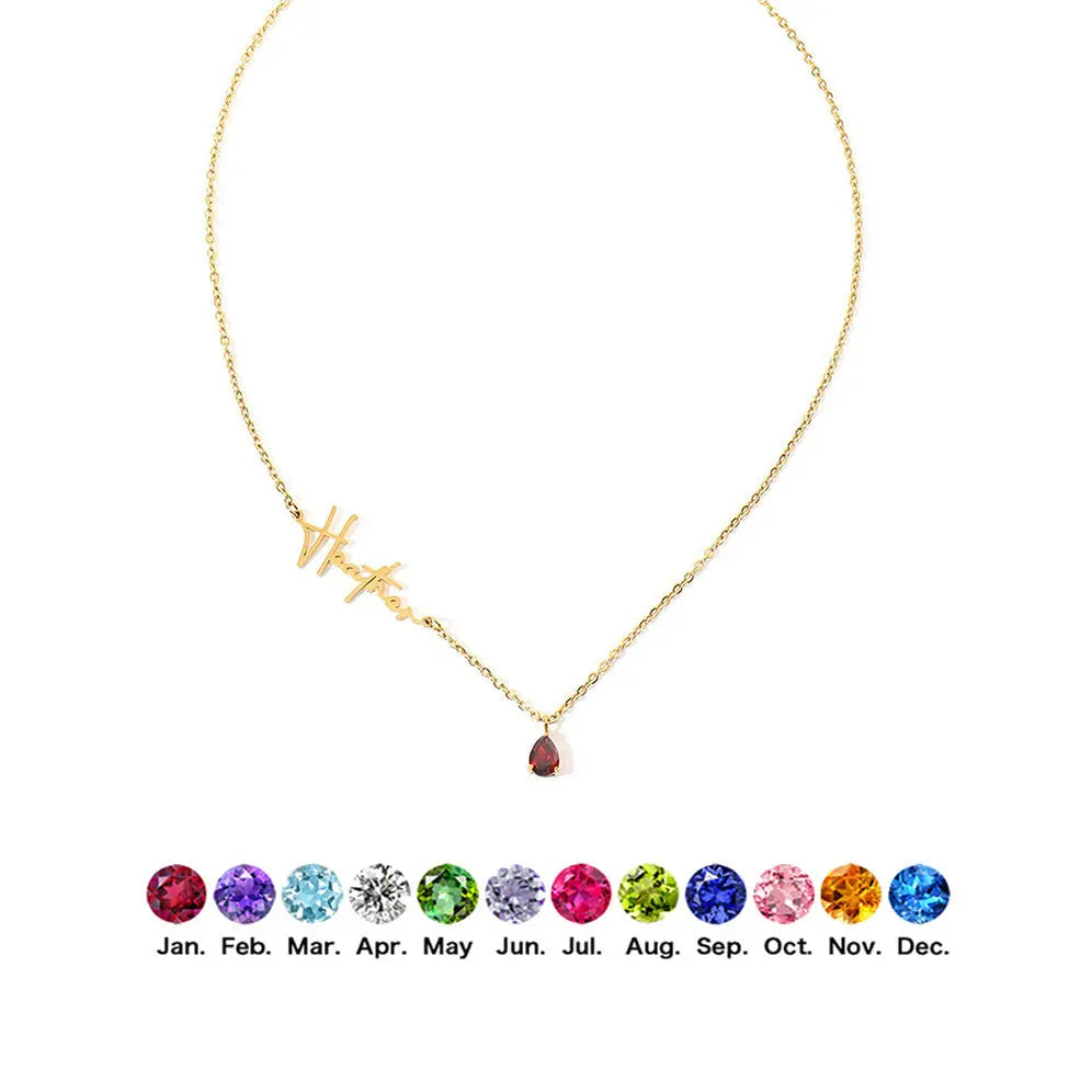 Stainless Steel Custom Name Necklace DIY Personalized JNi3 shop