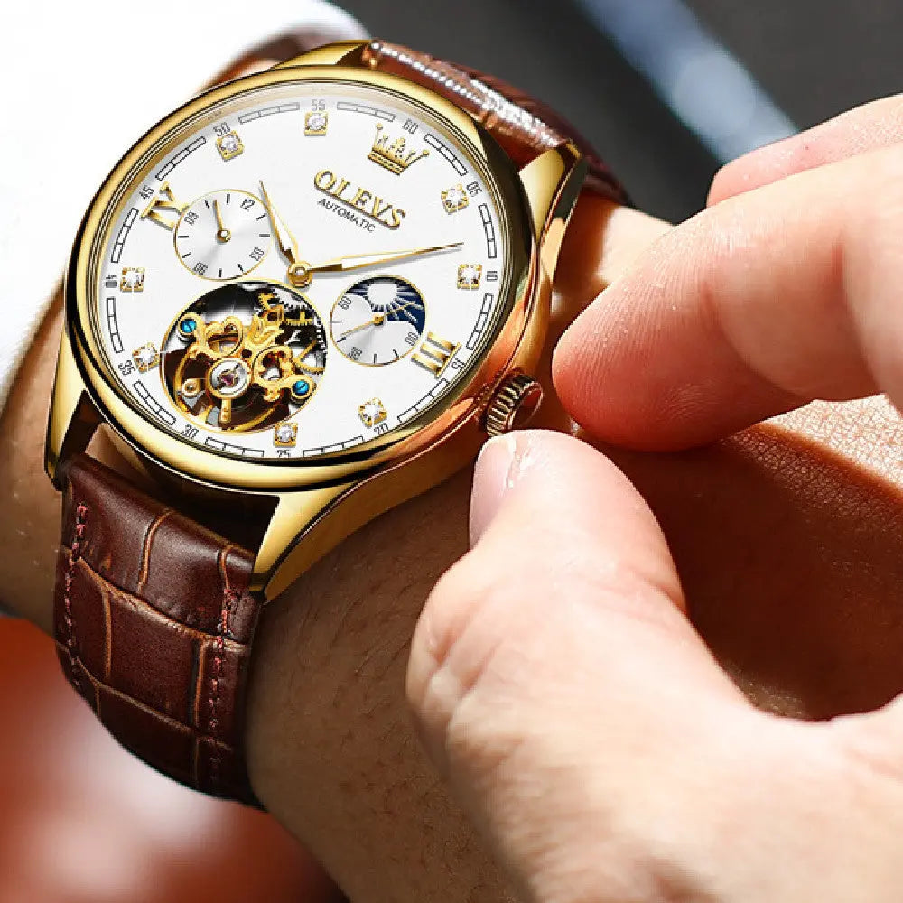 Men's Fashion Hollowed-out Mechanical Watch - JNi3 shop