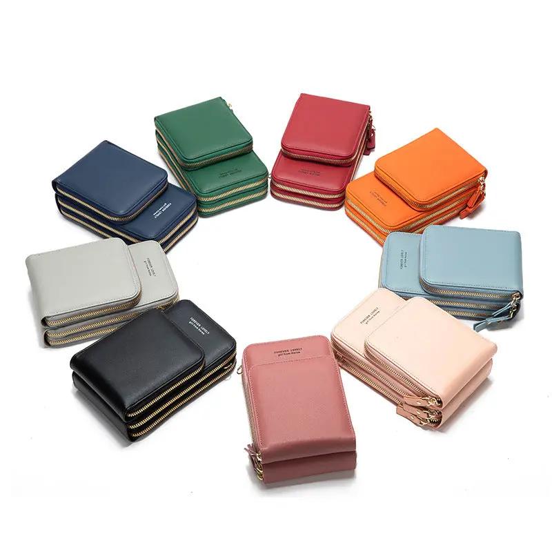 Crossbody Bag Women Tri-fold Pockets Phone Bags Cjdropshipping