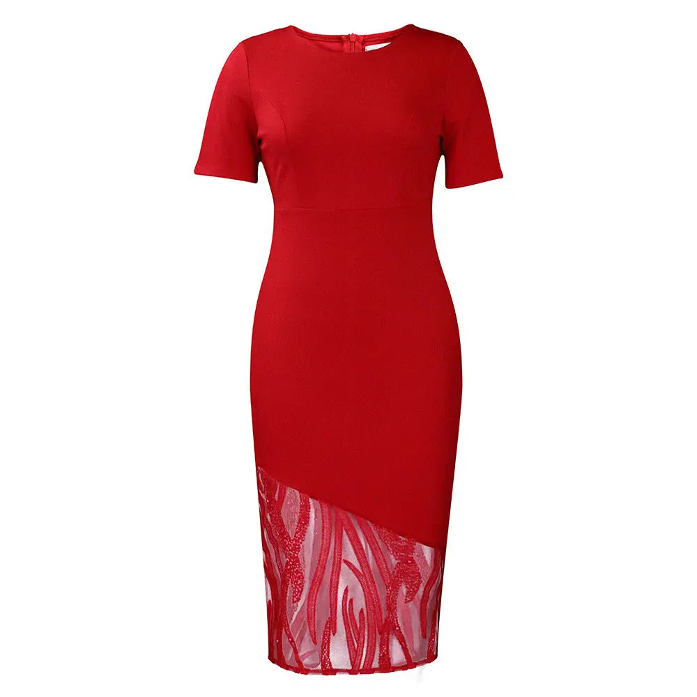 Plus Size Women's Temperament Ol Dress Cjdropshipping