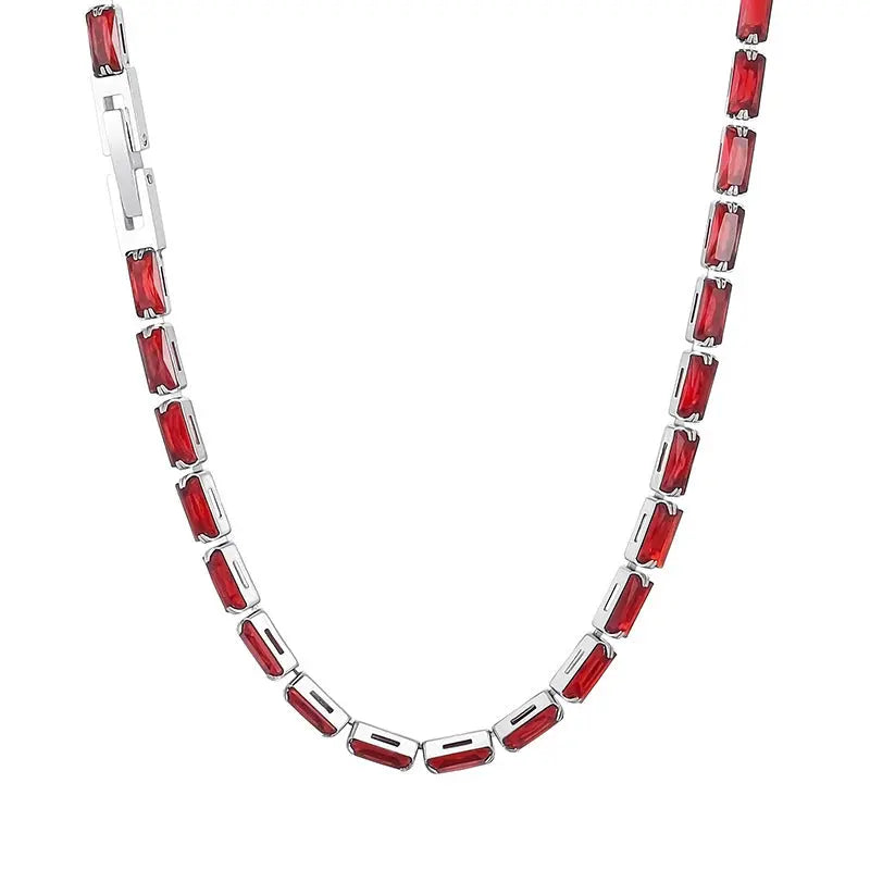 Women's Retro Color Zircon Necklace Cjdropshipping