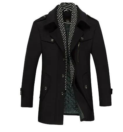 Padded cotton coat and wool coat null