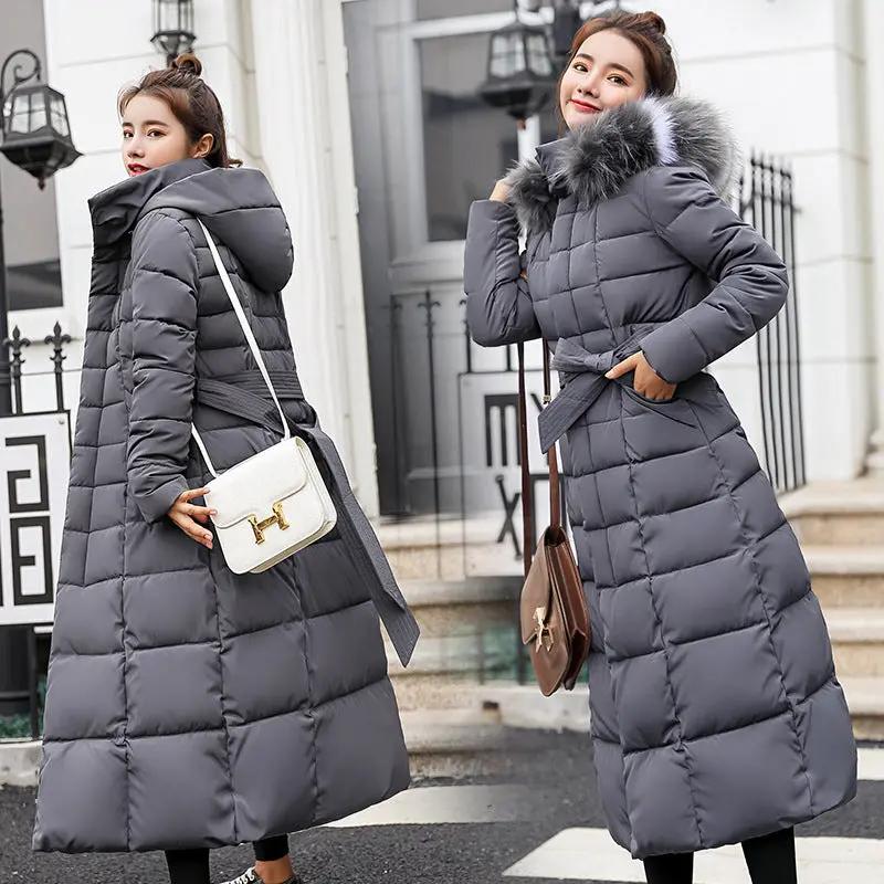 Slim-fit Over-the-knee Padded Cotton Coat Winter Coat Cjdropshipping