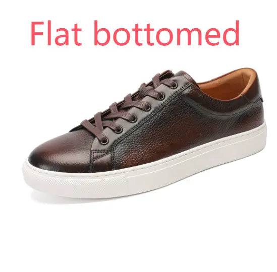 Top Layer Cowhide Men's Shoes Black Commute Leisure JNi3 shop