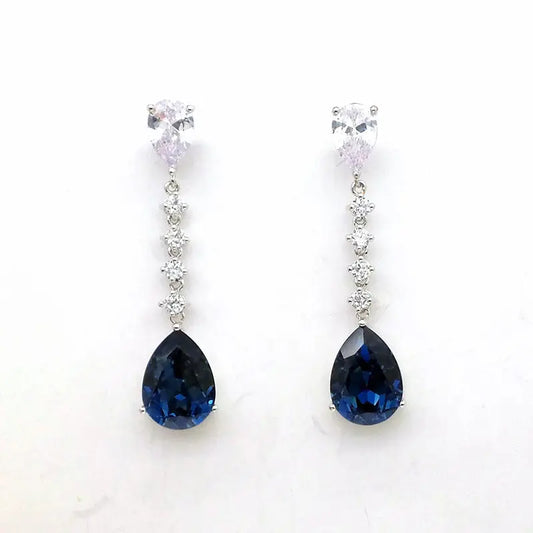 European And American Style Light Luxury Strip Water Drop Earrings Women - JNi3 shop