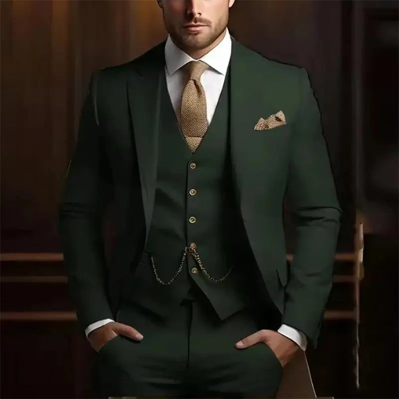 Men's High-grade Gentleman Temperament Slim Suit Cjdropshipping