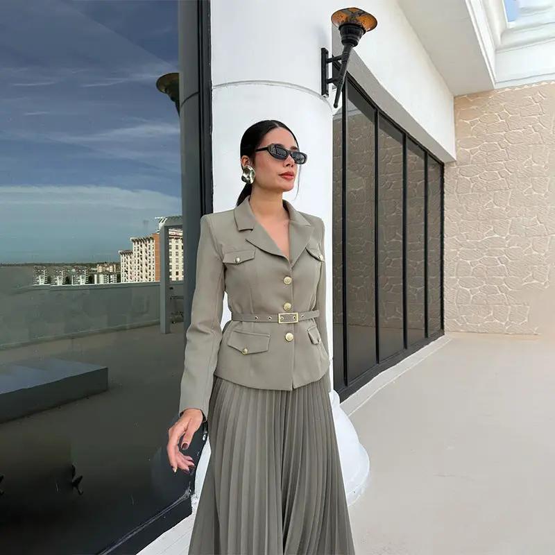Women's Fashion V-neck Suit Suit Cjdropshipping