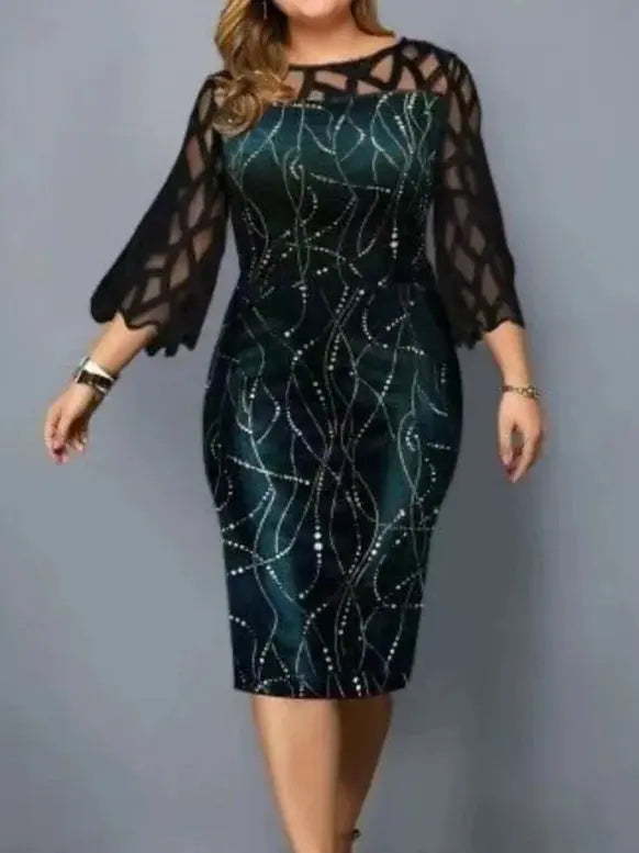 Plus Size Sequin Birthday Party Dress Cjdropshipping