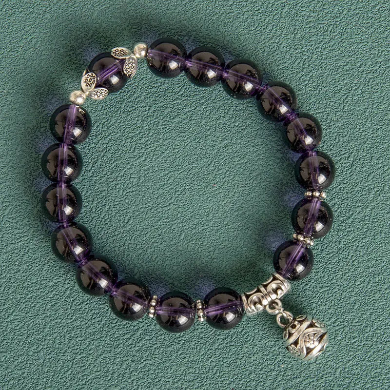 10MM Hollow Ball Korean Style Crystal Opal Beaded Bracelet Cjdropshipping