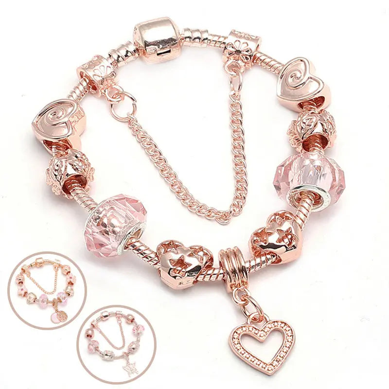 Fashion Love Geometric Rose Gold Bracelet Women's Jewelry Cjdropshipping