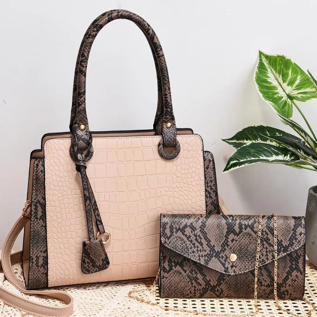 New Serpentine Stitching Fashion Combination Bags JNi3 shop