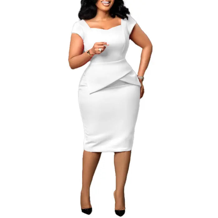 Solid Color Sheath Work Dress Cjdropshipping