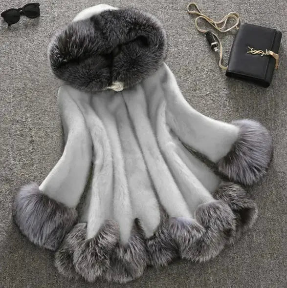 Faux Fur Mink Fur Coat JNi3 shop
