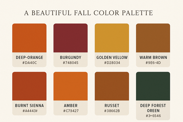 fall color pallet