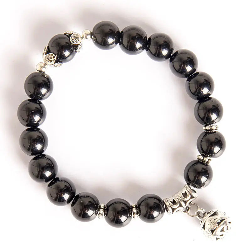 10MM Hollow Ball Korean Style Crystal Opal Beaded Bracelet Cjdropshipping