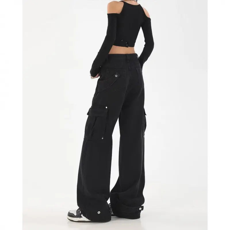 Straight Plus Size Wide Leg Leisure Pants JNi3 shop