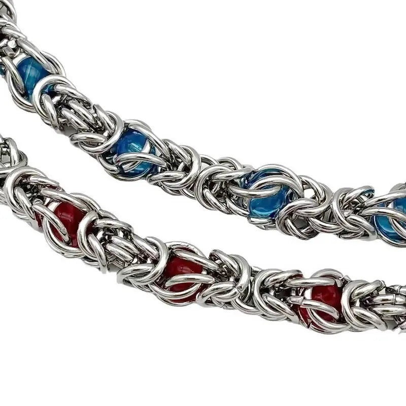 Sapphire Splice Necklace For Men Cjdropshipping
