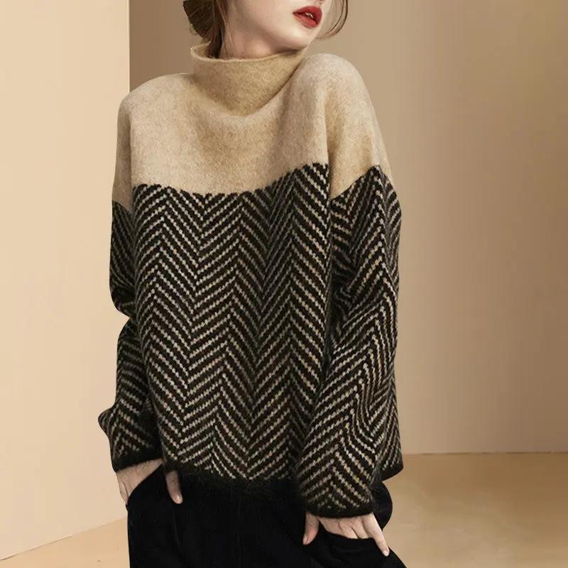 Fashion New Women's Wool Turtleneck Sweater Women Cjdropshipping
