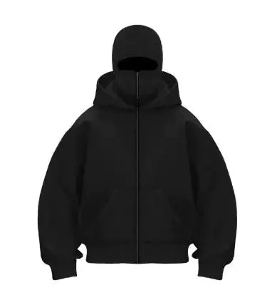 Double Hood Design Hooded Sweater JNi3 shop