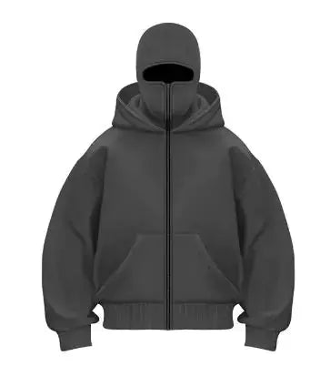 Double Hood Design Hooded Sweater JNi3 shop