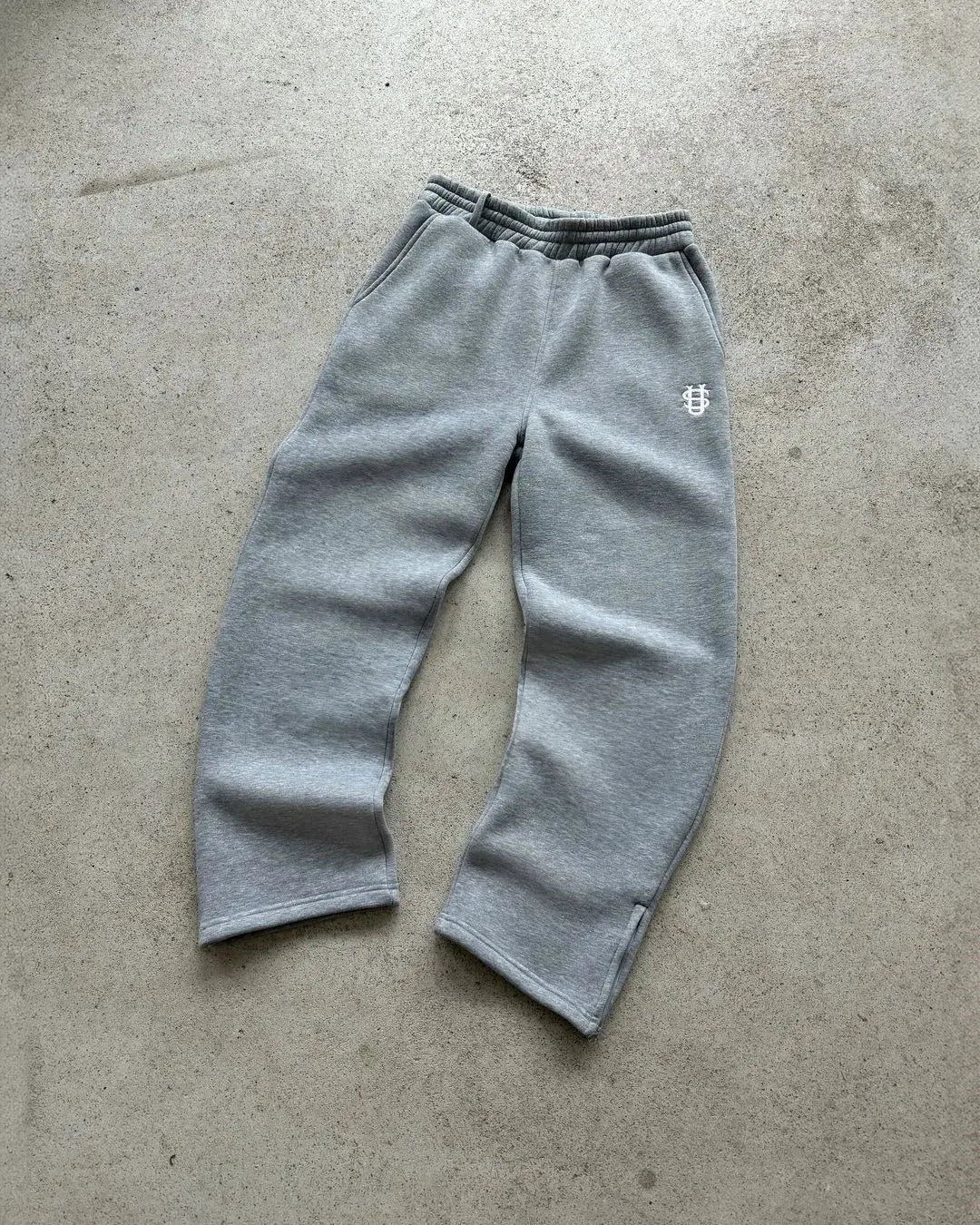 Solid Color Zipper Sweatpants JNi3 shop