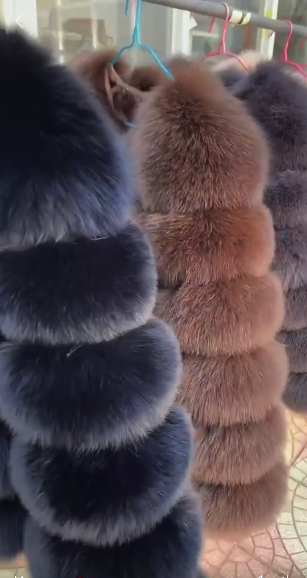 Luxury Genuine Fox Fur Cropped Jacket